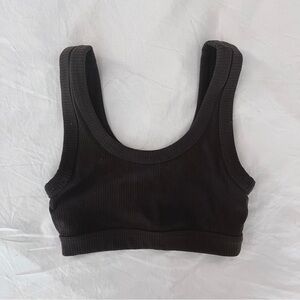 ALO YOGA Wellness Bra in Espresso